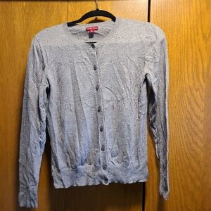 Merona size medium classic gray cardigan
